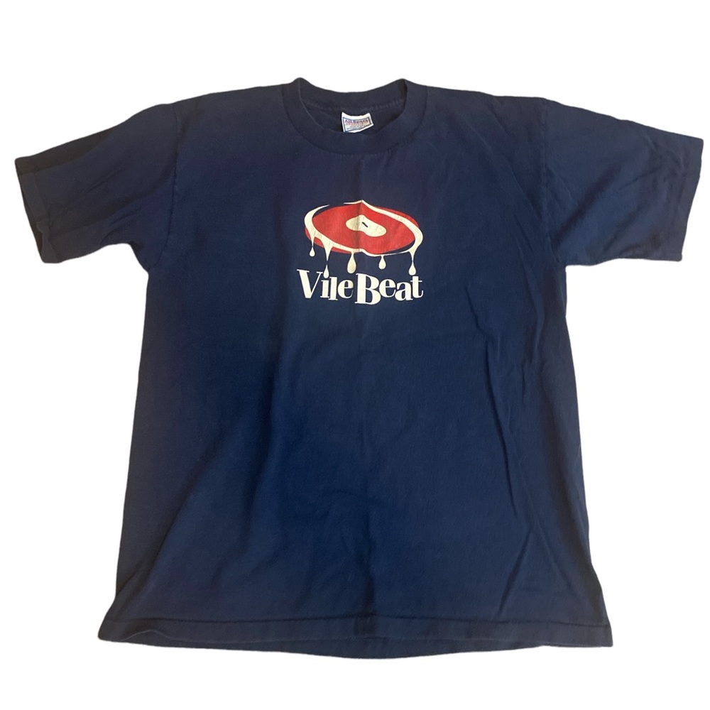 Vintage‎ 1990’s Vile Beat Records T Shirt Single Stitch, Made in USA , XL